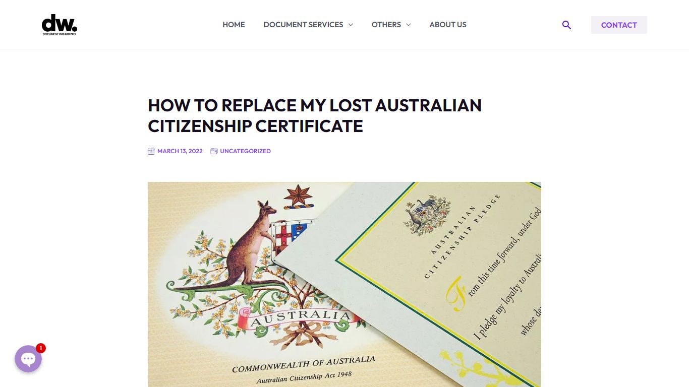 How to Replace My Lost Australian Citizenship Certificate